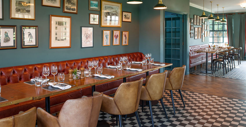 Thorpeness Golf Club & Hotel, Ogilvie's Restaurant Tables Laid Up