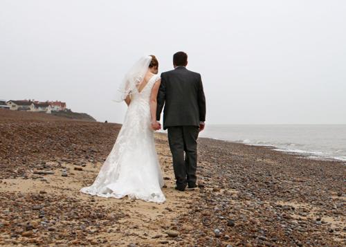 Couple on beach - Thorpeness Country Club