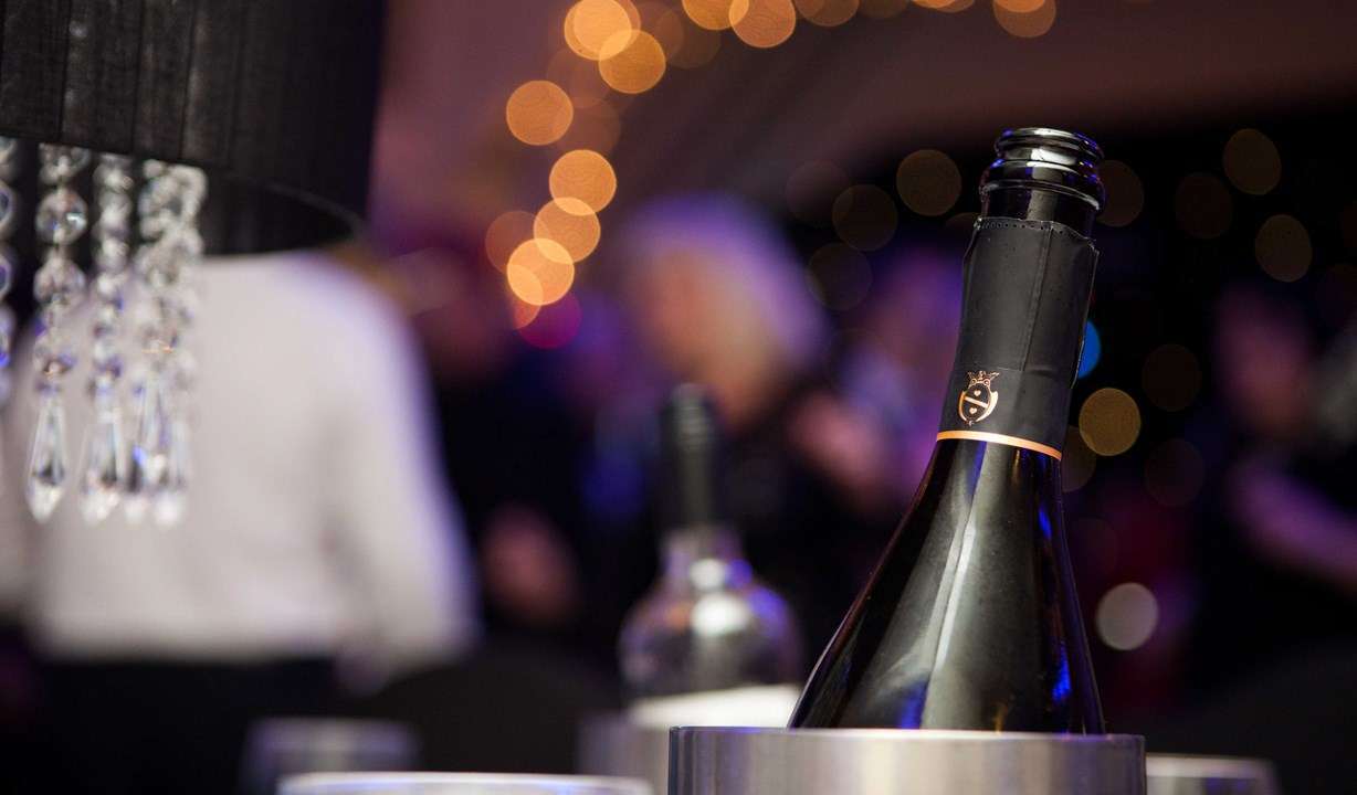 Thorpeness Country Club, New Years Eve, bottle of fizz